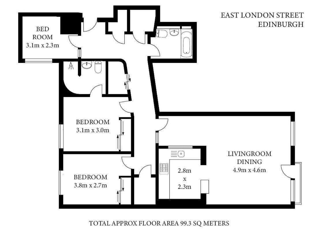 The East London Residence Edinburgh Dış mekan fotoğraf